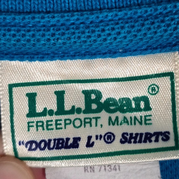 LL Bean Men Polo Shirt Size Large Made In USA Classic Preppy Heritage‎ Outdoors - Picture 5 of 10